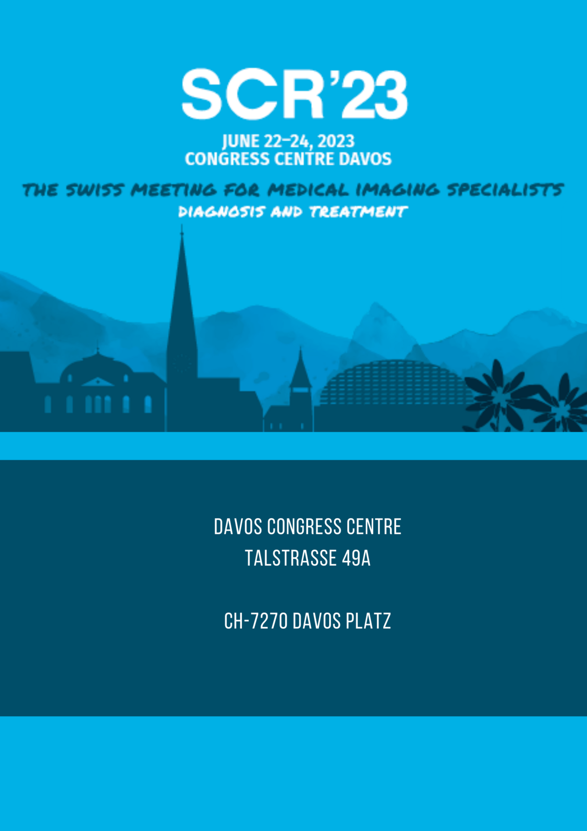 SCR'23 Der Schweizer Kongress für Spezialisten der medizinischen