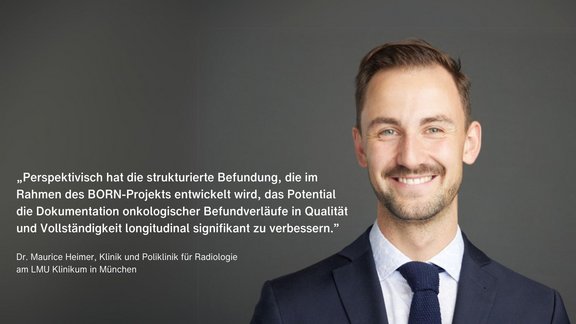 Portrait von Dr. Maurice Heimer, ist Arzt in Weiterbildung für Radiologie