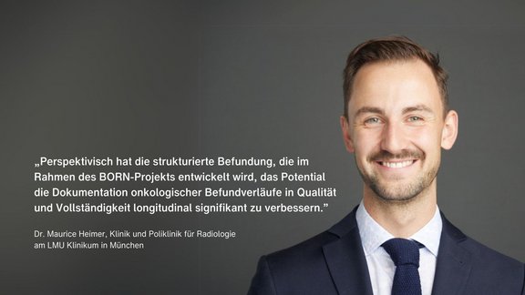 Portrait von Dr. Maurice Heimer, ist Arzt in Weiterbildung für Radiologie