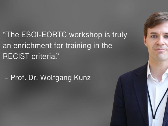 Wolfgang Kunz praising the ESOI-EORTC Workshop