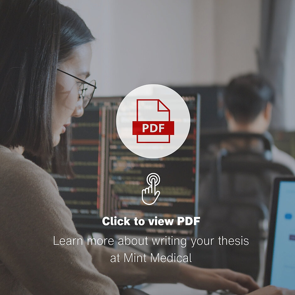 Studentin bei Mint Medical