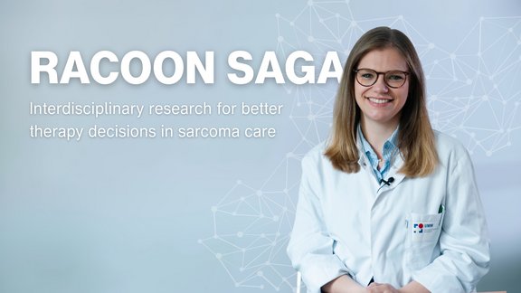 Image of Dr. Madelaine Hettler during interview on RACOON-SAGA: interdisciplinary project using MRI parameters (ADC) and clinical data to improve therapy decisions in sarcomas.