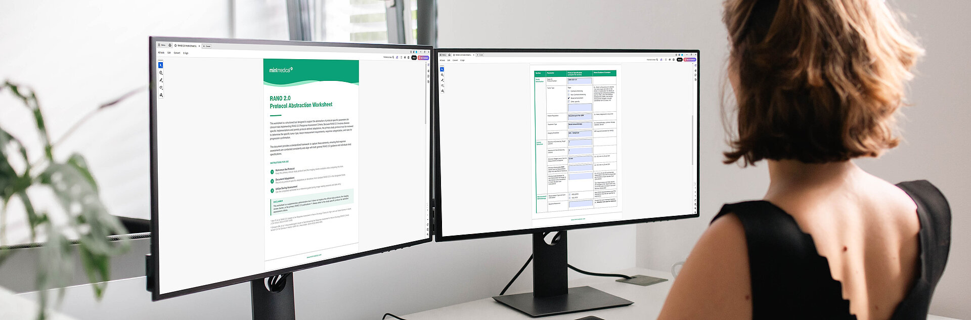 [Translate to German:] Mint Medical RANO 2.0 Protocol Abstraction Worksheet
