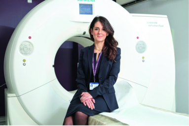 Portrait of Professor Christina Messiou, Consultant Radiologist at The Royal Marsden NHS Foundation Trust